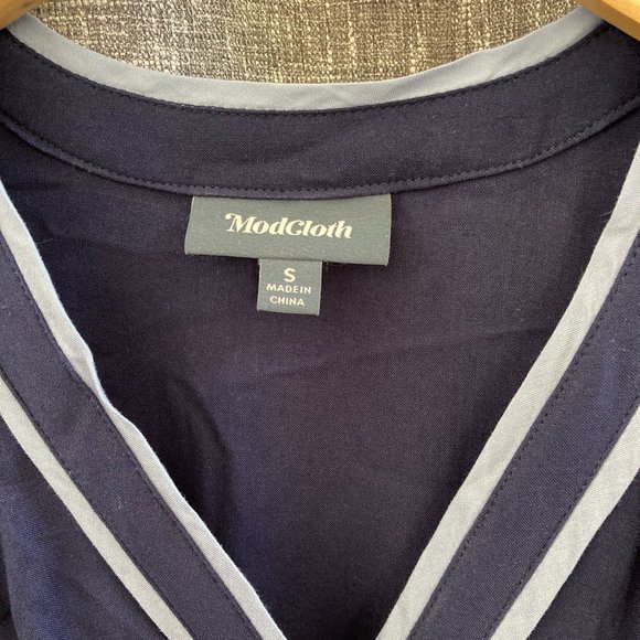 ModCloth, Navy Dress, S, NWOT - Picture 3 of 3